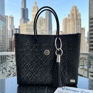 NWT Lola Bag Designer Georgina Herrera With Leather Key Ring Tassel